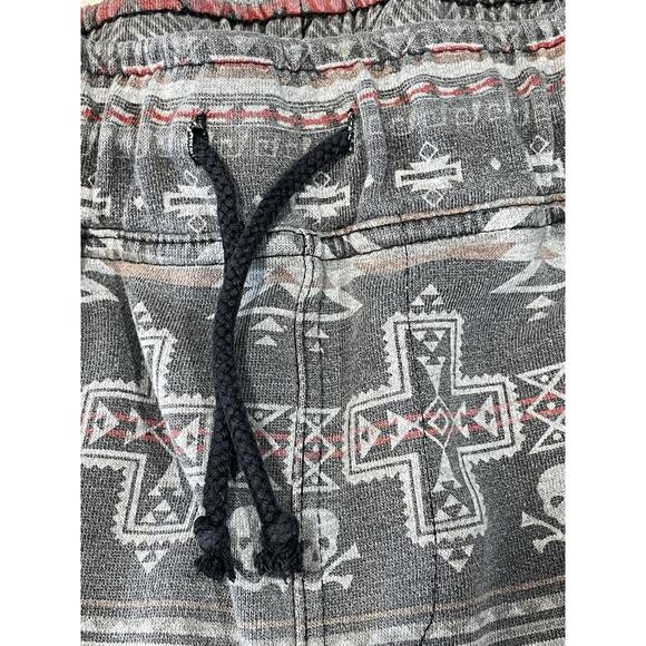 Beautiful Giant Jogger Men’s Large Gray Pull On Southwestern Aztec Sweatpants - Picture 10 of 13